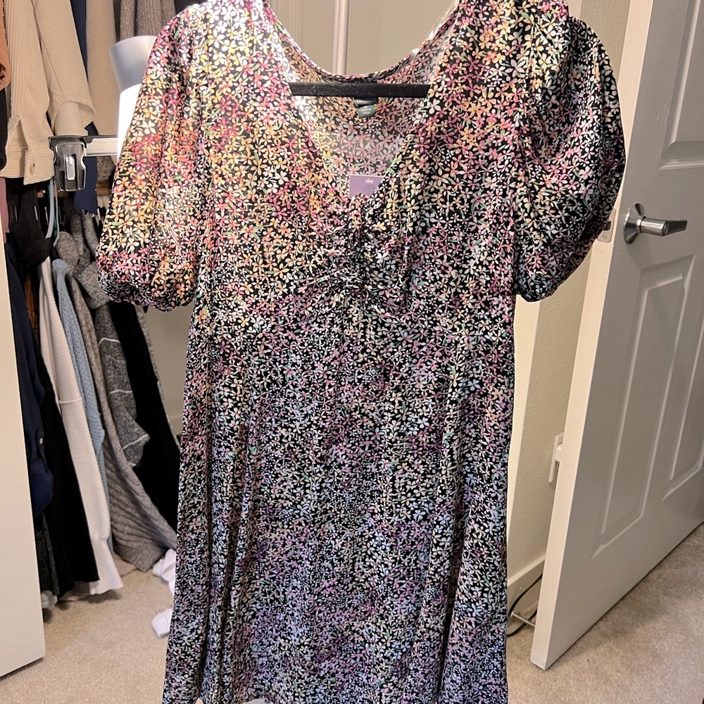 Target multi color floral dress